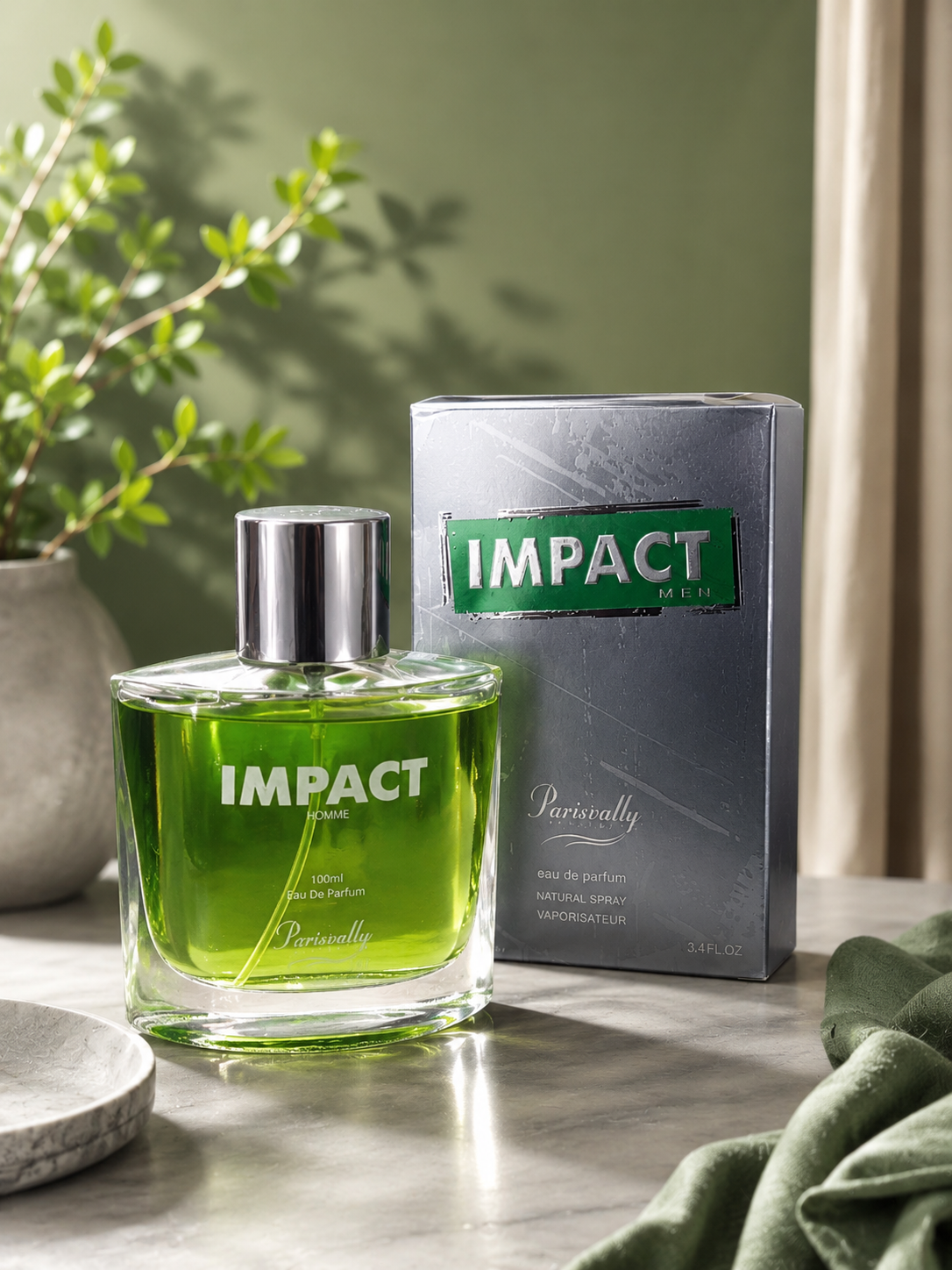 Impact Homme Eau De Parfum for Men – 100ml | Long Lasting Premium Fragrance