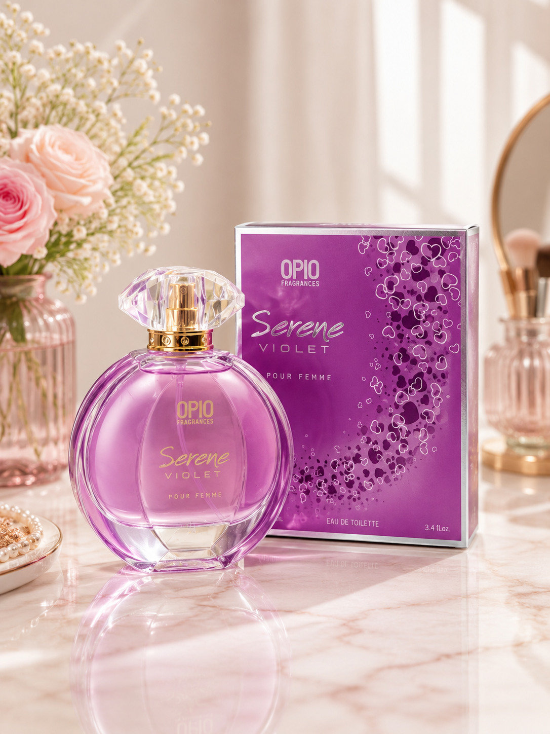 Opio Serene Violet Pour Femme Eau De Toilette – 100ml | Long Lasting Women's Perfume